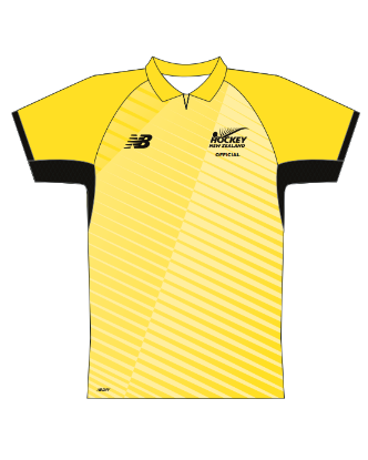 Hockey NZ Women's Officials T-Shirt (Yellow)